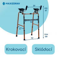 Chodítko predlakťové pre seniorov